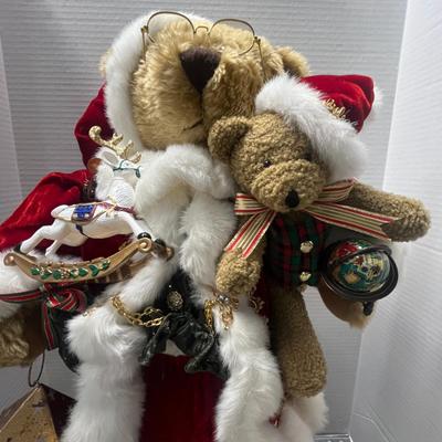 Sale Photo Thumbnail #345: Holds gifts, lantern, sleigh, ornament, teddy bear.