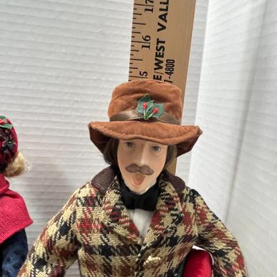 Sale Photo Thumbnail #430: Set of 6; 10-15 inches tall.  includes violinist and book-holding girl—