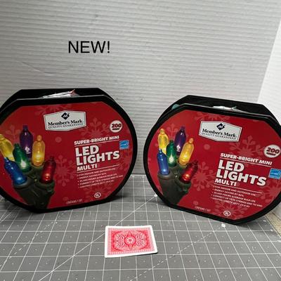 Sale Photo Thumbnail #478: Multi-color mini lights, indoor/outdoor use—2 pack