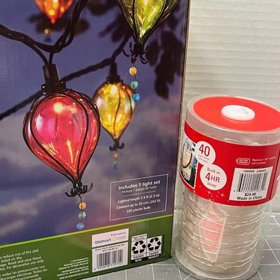 Sale Photo Thumbnail #492: 10-count LED sets—multi-color bulbs, 10ft length, indoor/outdoor use.
