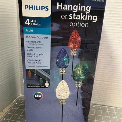 Sale Photo Thumbnail #517: 4 Pc, Multi-color, indoor/outdoor, stake or hang.