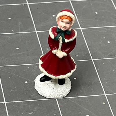 Sale Photo Thumbnail #613: People skating, sledding, dancing, singing, trees, ice patches.