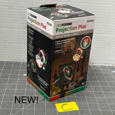 Sale Photo Thumbnail #723: Red and white lights, swirl motion, festive static effects.