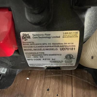 Sale Photo Thumbnail #773: Dirt Devil Vacuum Pro Power XL