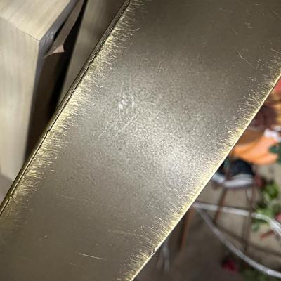 Sale Photo Thumbnail #809: Metal Frame, glass cover & bold design.