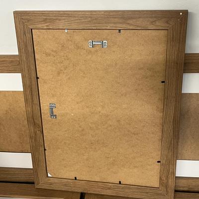 Sale Photo Thumbnail #137: 19x15 Inch & light wood finish, white matting.