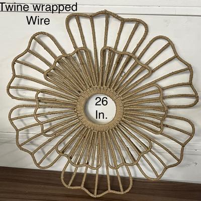 Sale Photo Thumbnail #130: Includes wire petals, rustic twine wrap.