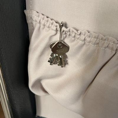 Sale Photo Thumbnail #825: Includes two cases, leather accents, metal clasps, matching size.