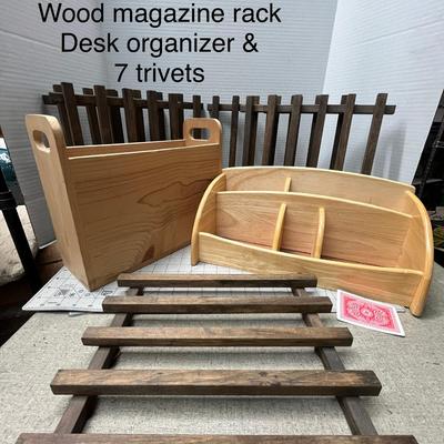 Sale Photo Thumbnail #832: Sizes - Organizar 13.5x11x5, Rack 15.5x7x8, Trivets 13x11