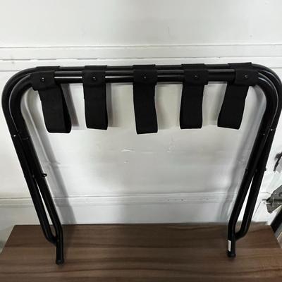 Sale Photo Thumbnail #839: Set of Two racks, fabric straps, foldable design, 28x14x23 size.