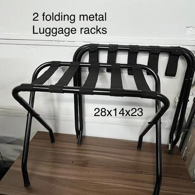 Sale Photo Thumbnail #836: Set of Two racks, fabric straps, foldable design, 28x14x23 size.