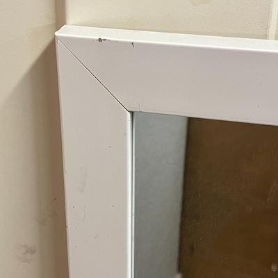 Sale Photo Thumbnail #864: Includes white frame, vertical mount, reflective surface, compact size.