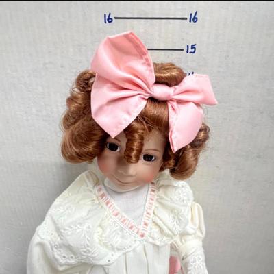 Sale Photo Thumbnail #904: 16 inch Girl and 15 inch Boy. Includes lace dress, knit sweater, original boxes, vintage presentation.