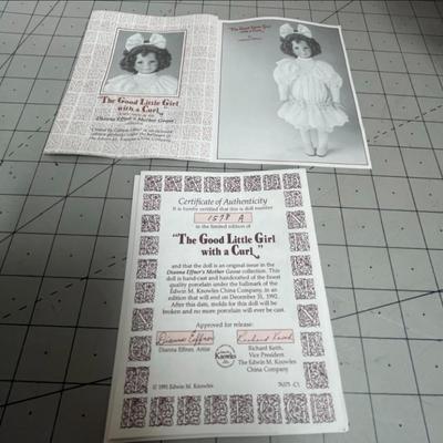 Sale Photo Thumbnail #908: 16 inch Girl and 15 inch Boy. Includes lace dress, knit sweater, original boxes, vintage presentation.