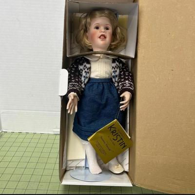 Sale Photo Thumbnail #924: 16 inch. Includes box, certificate, booklet, stand, authentic Norwegian costume.