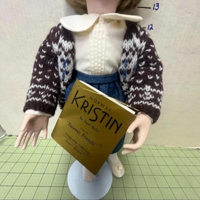 Sale Photo Thumbnail #920: 16 inch. Includes box, certificate, booklet, stand, authentic Norwegian costume.