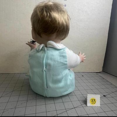 Sale Photo Thumbnail #931: 11 inch. Includes toy plane, shoes, box, certificates, lifelike baby doll.