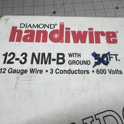 Sale Photo Thumbnail #982: Indoor wire, 600V rated, 3 conductors, made USA.