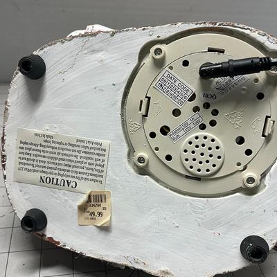 Sale Photo Thumbnail #1007: Includes snowmen, tree, lamp, candy details, glowing interior lights.