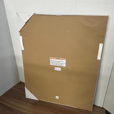 Sale Photo Thumbnail #60: New pastel floral print, gold frame, white mat, decorative piece.