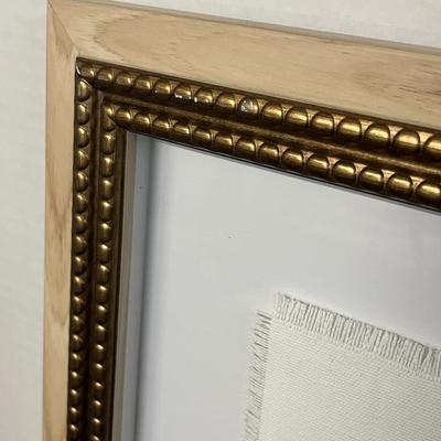 Sale Photo Thumbnail #61: New pastel floral print, gold frame, white mat, decorative piece.