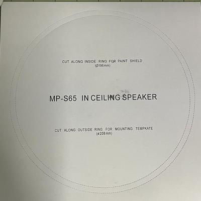 Sale Photo Thumbnail #1072: Includes 3 boxed, 3 loose speakers; round white grille design.