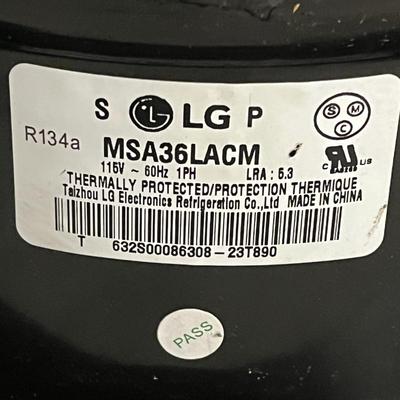 Sale Photo Thumbnail #9: Holds bottles, glass door, wood shelves