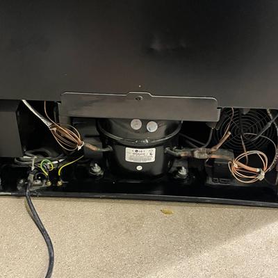 Sale Photo Thumbnail #8: Holds bottles, glass door, wood shelves