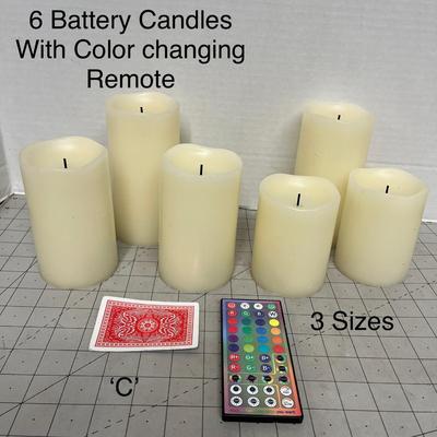 Sale Photo Thumbnail #1175: 3 sizes, color-changing, battery operated with remote.