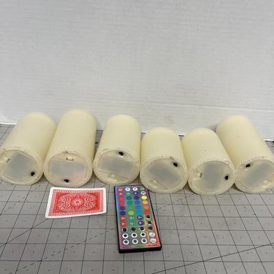 Sale Photo Thumbnail #1176: 3 sizes, color-changing, battery operated with remote.