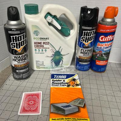 Sale Photo Thumbnail #1186: Includes sprays, fertilizer, full or 3/4 full 7 Tree spikes, weed killer, bug control.