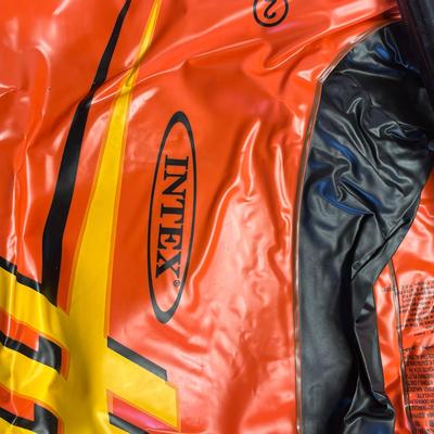 Sale Photo Thumbnail #1192: 2-person rafts, 4 paddles, hand pump.