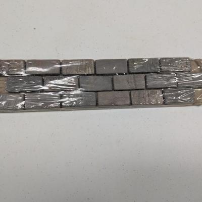 11 Pieces Of 3 x 12 Multi Slate Brick Listello