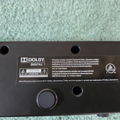 Boston Acustics TVee 26 soundbar with remote and an LG 3D Blueray disc DVD Player with remote and three DVD movies