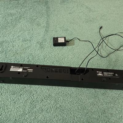 Boston Acustics TVee 26 soundbar with remote and an LG 3D Blueray disc DVD Player with remote and three DVD movies