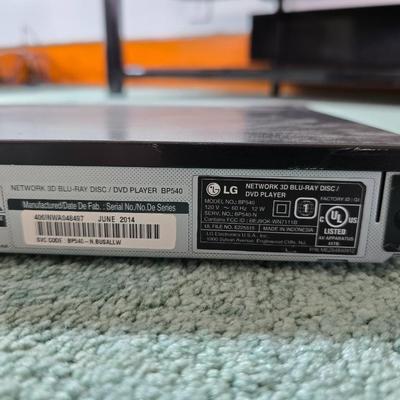 Boston Acustics TVee 26 soundbar with remote and an LG 3D Blueray disc DVD Player with remote and three DVD movies