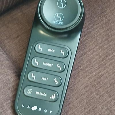La-Z-Boy Lazyboy recliner with remote controlled recline, heat & massage