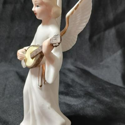 Vintage Lefton 1083 Angels Musical Instruments 5" Lefton's 1083