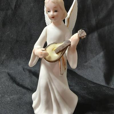 Vintage Lefton 1083 Angels Musical Instruments 5" Lefton's 1083
