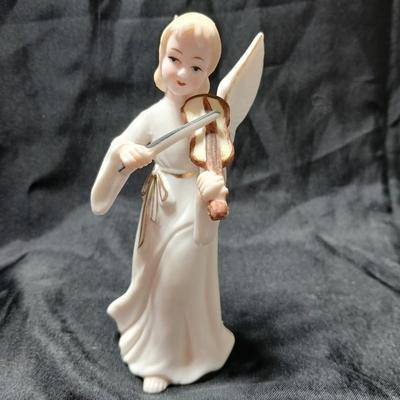 Vintage Lefton 1083 Angels Musical Instruments 5" Lefton's 1083