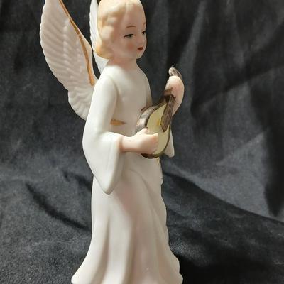 Vintage Lefton 1083 Angels Musical Instruments 5" Lefton's 1083