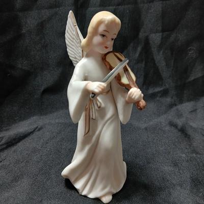 Vintage Lefton 1083 Angels Musical Instruments 5" Lefton's 1083