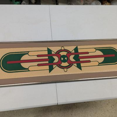 11" x 37" Native American Art Signed By Jim Black