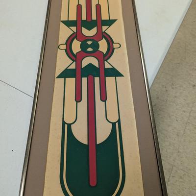 11" x 37" Native American Art Signed By Jim Black