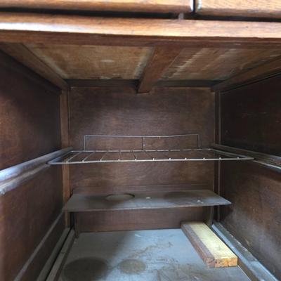 1920'S antique oak Hoosier cabinet