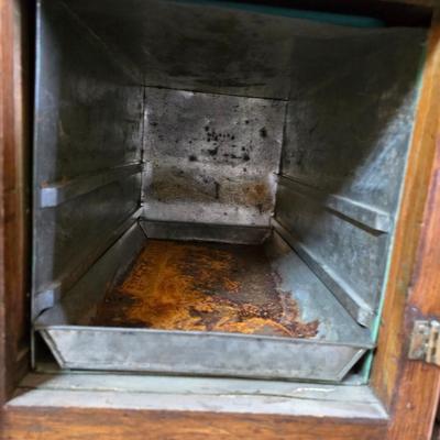 1920'S antique oak Hoosier cabinet