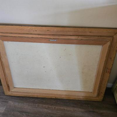 Original oil on canvas landscape painting that depicts a rural scene with a cottage and a person walking along a path by "Herman...