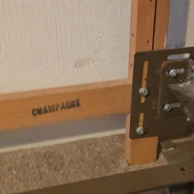 Heywood-Wakefield Full sized bed - Headboard - frame Mattress & Boxsprings