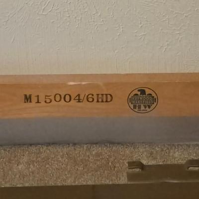 Heywood-Wakefield Full sized bed - Headboard - frame Mattress & Boxsprings