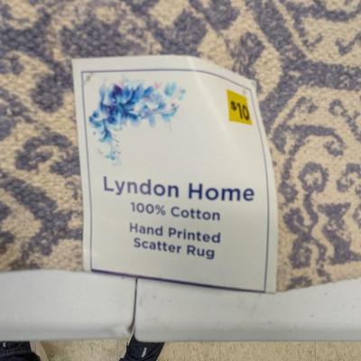 Pair Of Rugs Hand Printed Scatter Rug